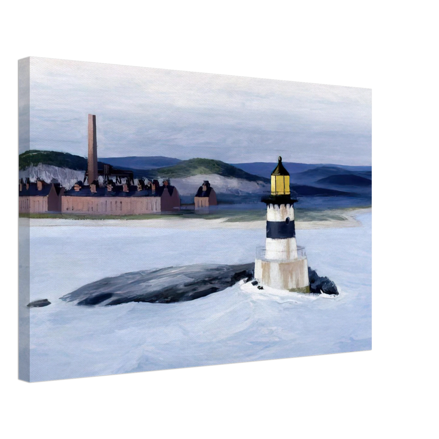 Edward Hopper - Five A.M. Canvas - 70x100 cm / 28x40 inches-canvas