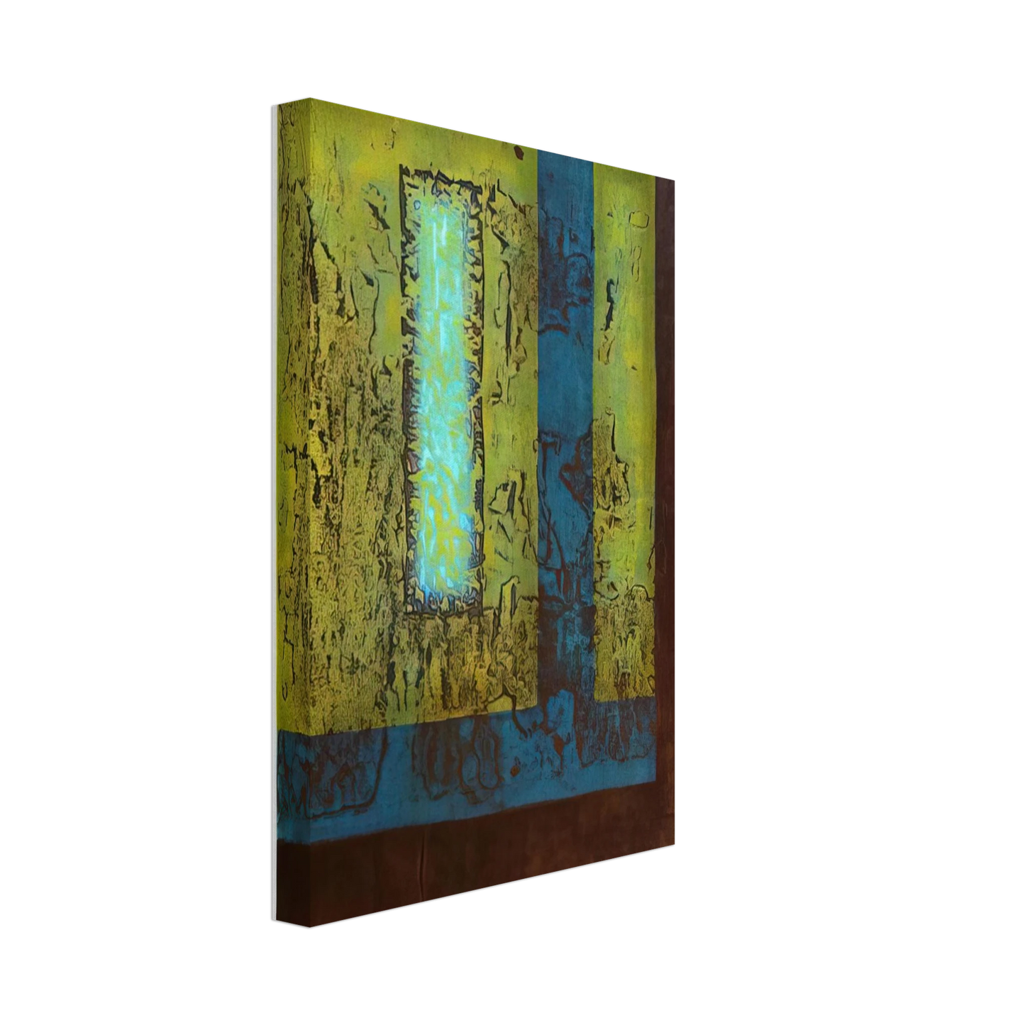 Hiroyuki Tajima - Oriental Wall - 1970 Canvas - 70x100 cm / 28x40 inches-canvas