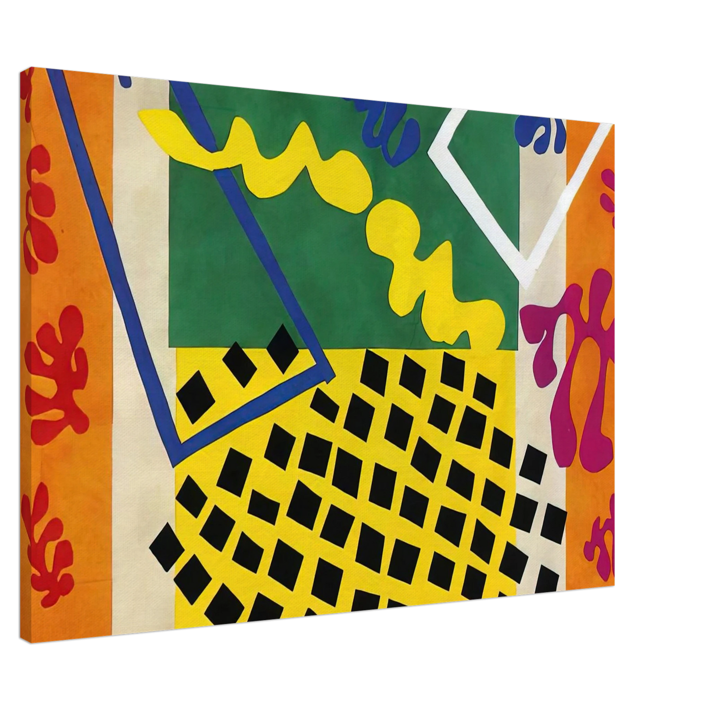 Henri Matisse - CUT OUTS 3 Canvas - 20x30 cm / 8x12 inches-canvas