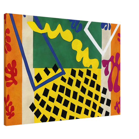 Henri Matisse - CUT OUTS 3 Canvas - 20x30 cm / 8x12 inches-canvas
