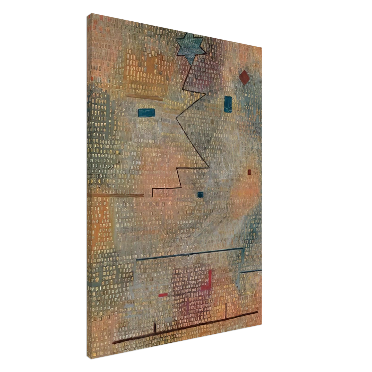 Paul Klee - RISING STAR 1923 Canvas - 20x30 cm / 8x12 inches-canvas