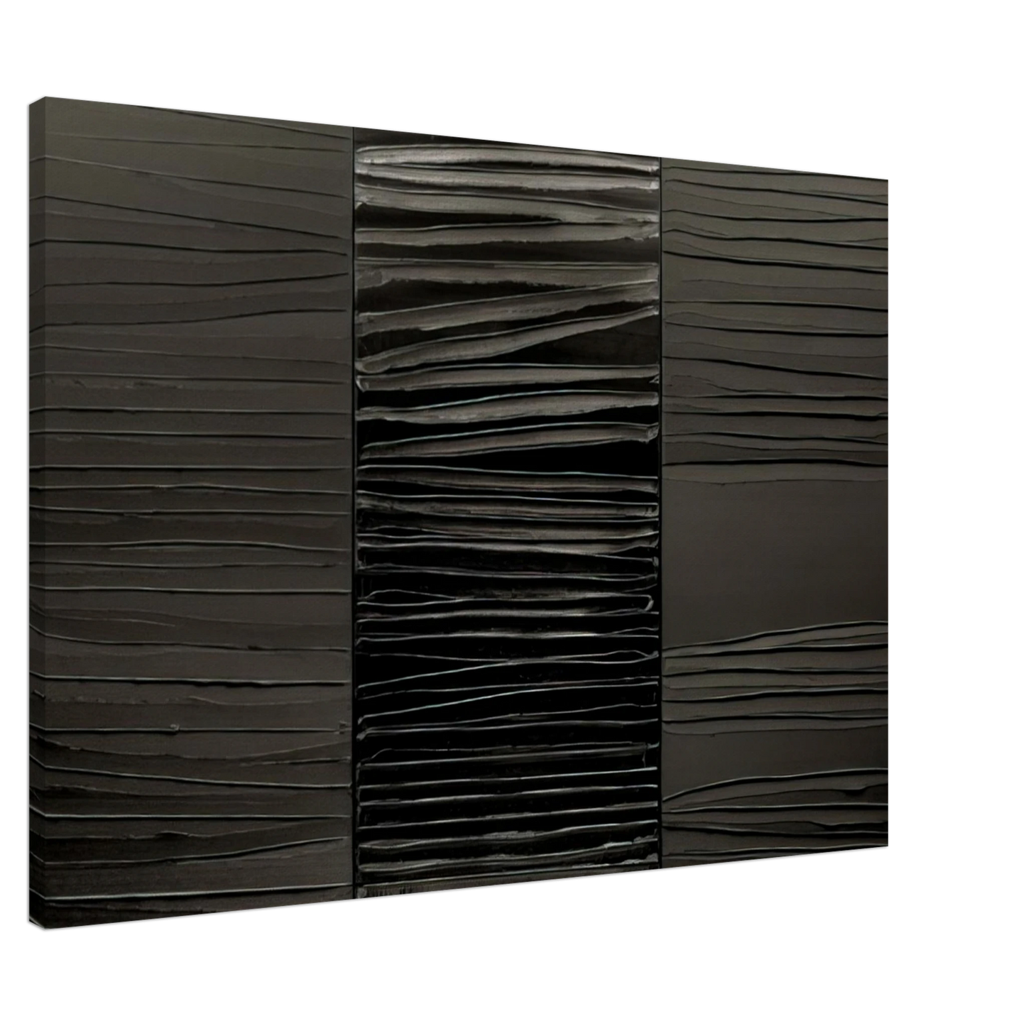 Pierre Soulages - Peinture 227 x 306 cm, 2 Mars 2009 - 2009 Canvas - 20x30 cm / 8x12 inches-canvas