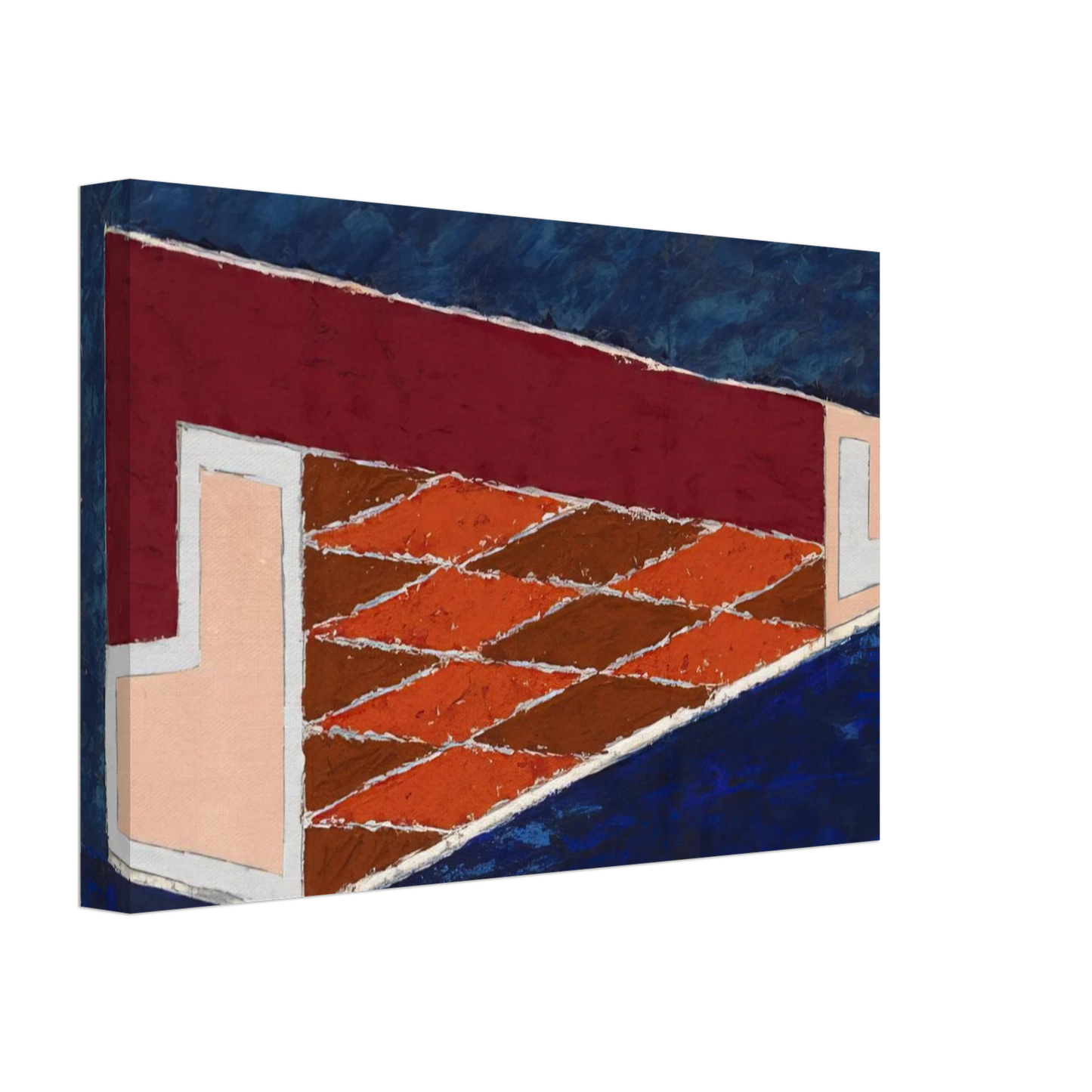 Josef Albers - ABSTRACT 1940 Canvas - 70x100 cm / 28x40 inches-canvas