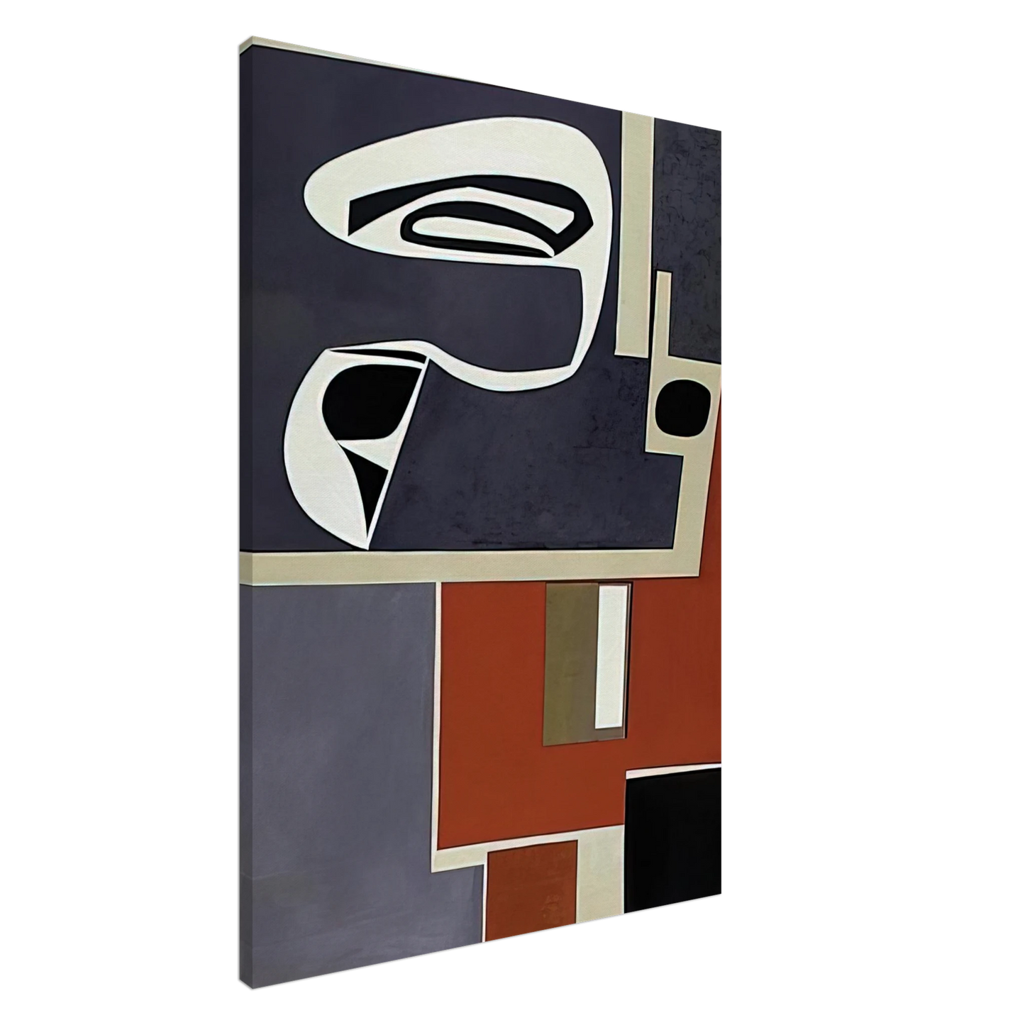 Will Barnet - Whiplash - 1959 United States Canvas - 20x30 cm / 8x12 inches-canvas