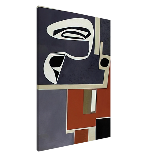 Will Barnet - Whiplash - 1959 United States Canvas - 20x30 cm / 8x12 inches-canvas