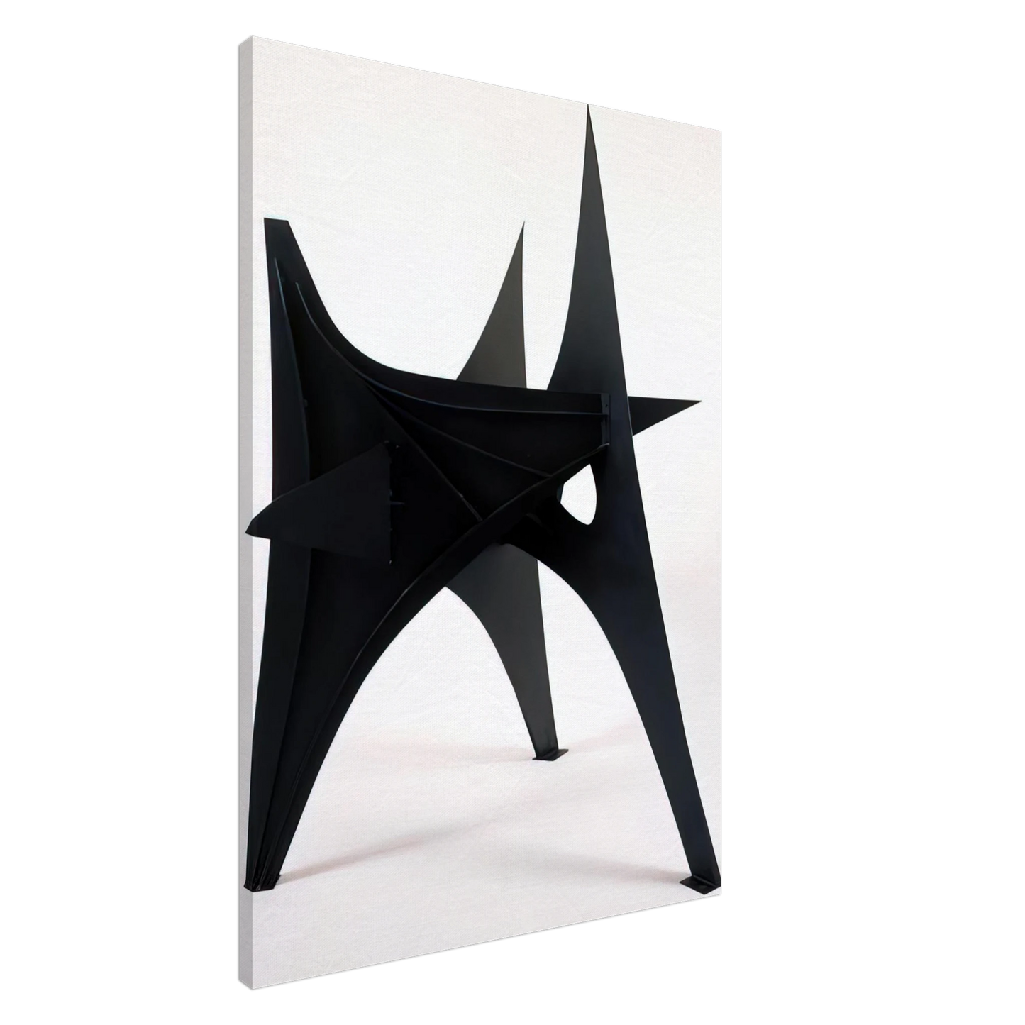 Alexander Calder - TROIS PICS INTERMEDIATE MAQUETTE 1967 Canvas - 20x30 cm / 8x12 inches-canvas