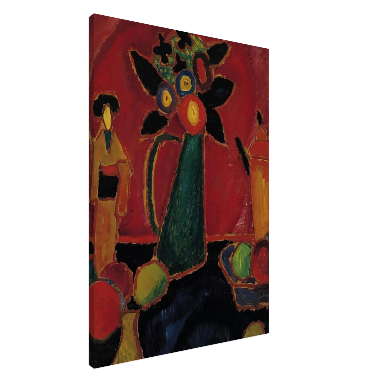 Alexej von Jawlensky - JAPANESE FLOWER 1913 Canvas - 20x30 cm / 8x12 inches-canvas
