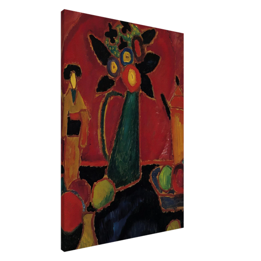Alexej von Jawlensky - JAPANESE FLOWER 1913 Canvas - 20x30 cm / 8x12 inches-canvas