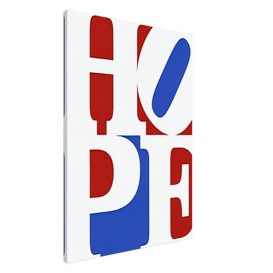 Robert Indiana - Hope Canvas - 20x30 cm / 8x12 inches-canvas