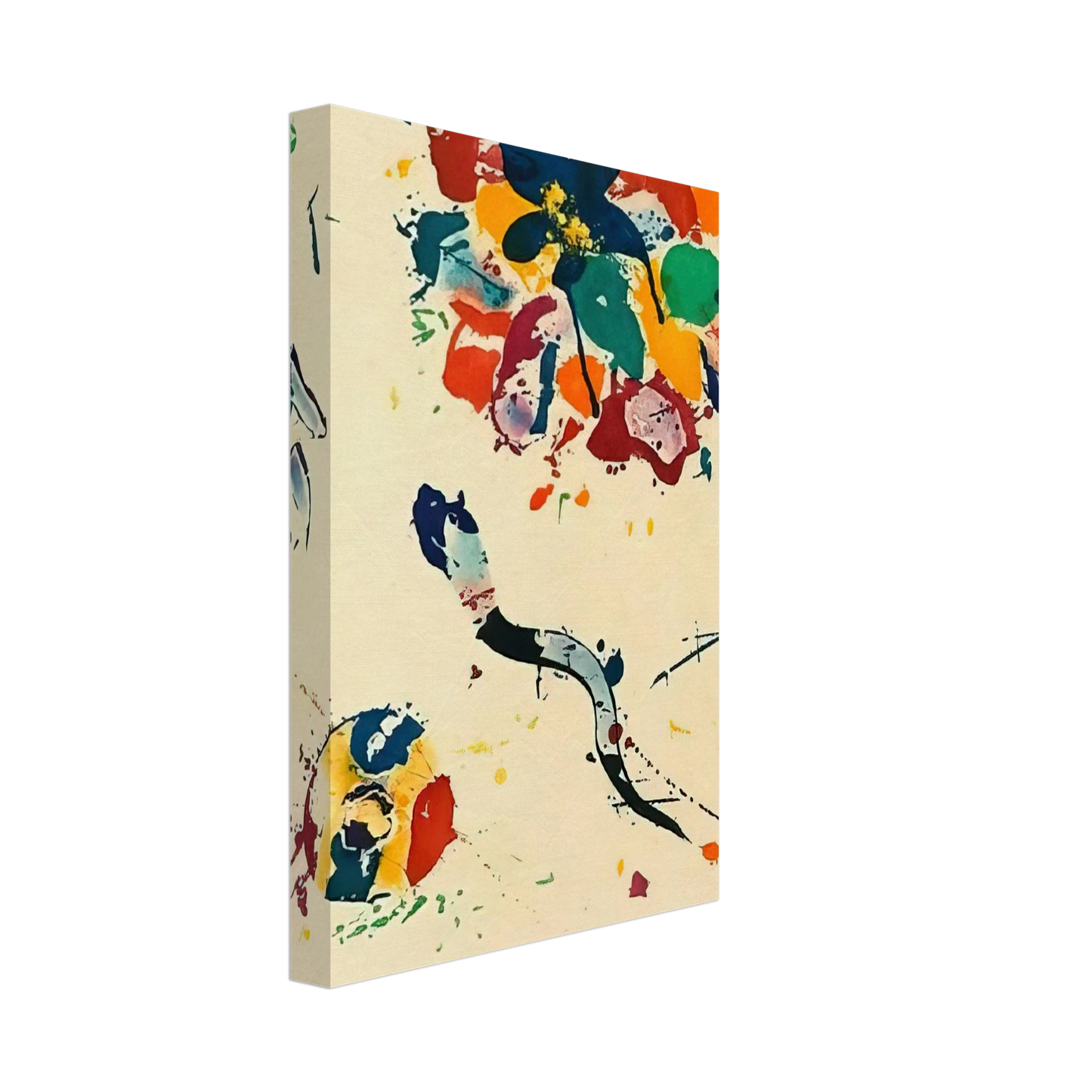 Sam Francis - Untitled  SFE 075  Canvas - 40x60 cm / 16x24 inches-canvas