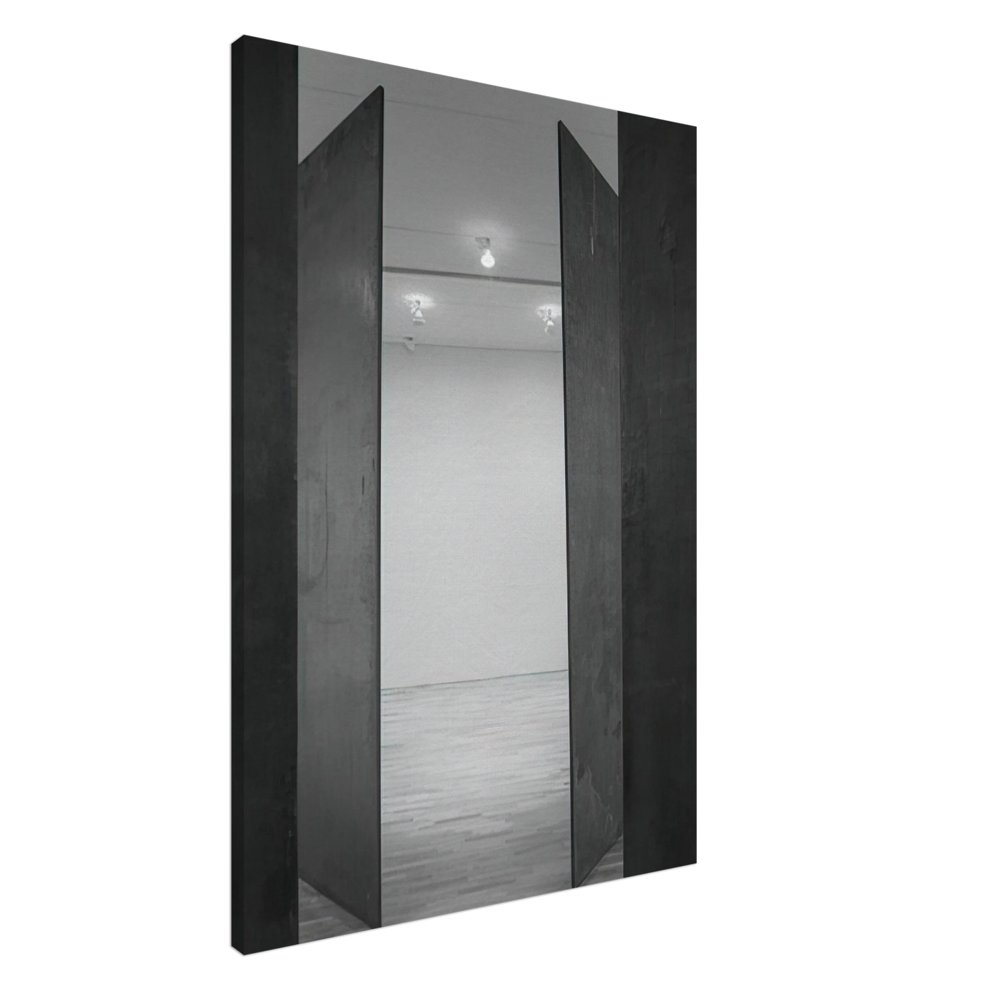 Richard Serra - CIRCUIT II 1972 Canvas - 20x30 cm / 8x12 inches-canvas