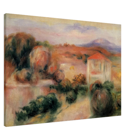 Pierre-Auguste Renoir - White Houses Canvas - 20x30 cm / 8x12 inches-canvas