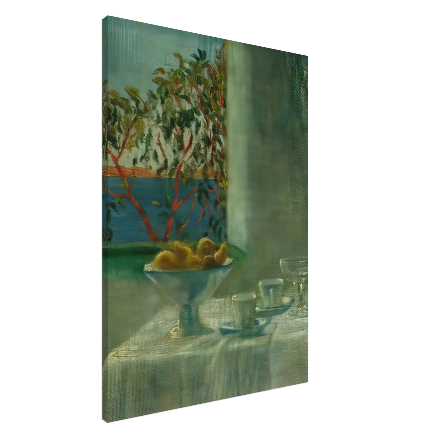 Salvador Dali - STILL LIFE BY A WINDOW Canvas - 20x30 cm / 8x12 inches-canvas