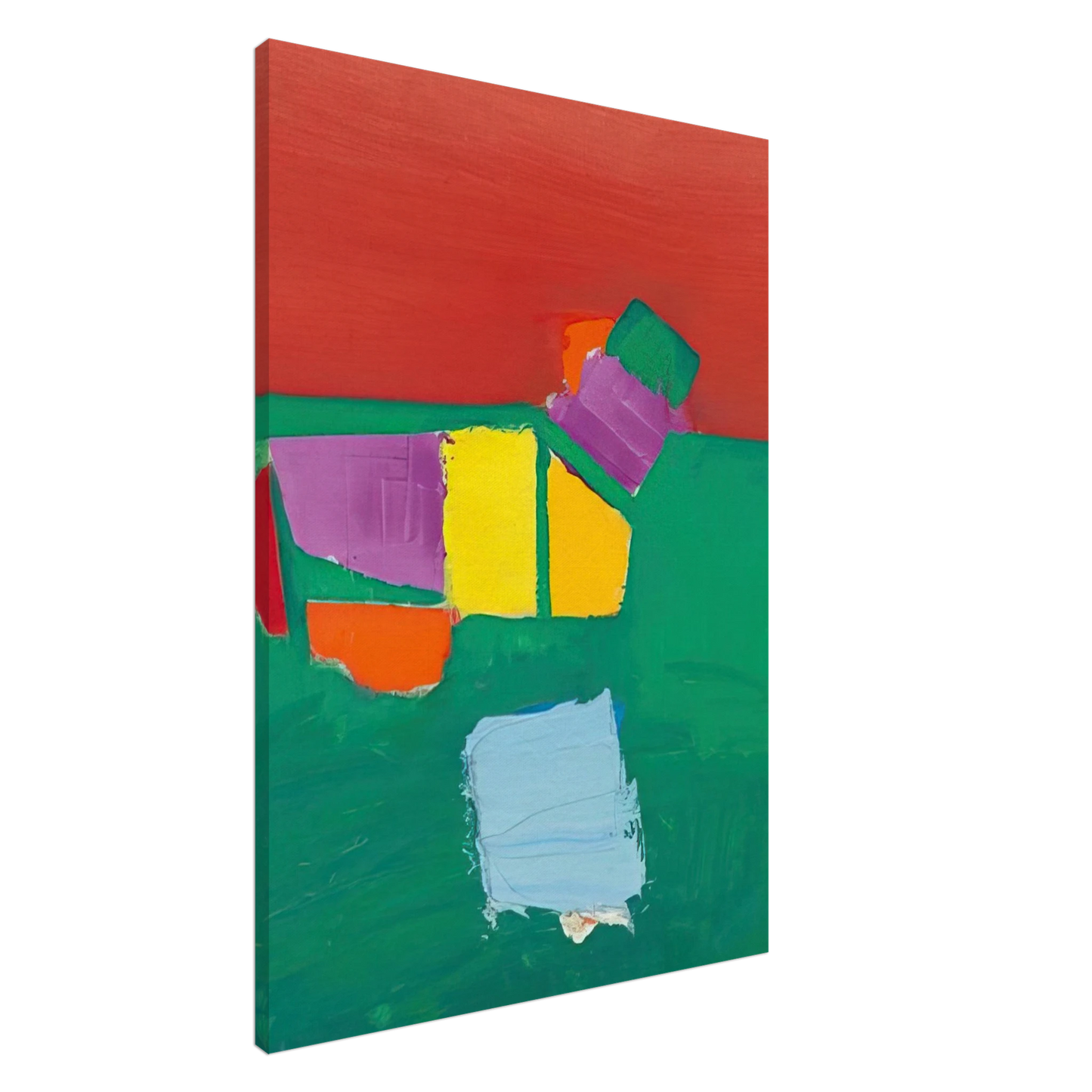 Nicolas de Stael - Les Martigues Composition - 1954 Canvas - 20x30 cm / 8x12 inches-canvas