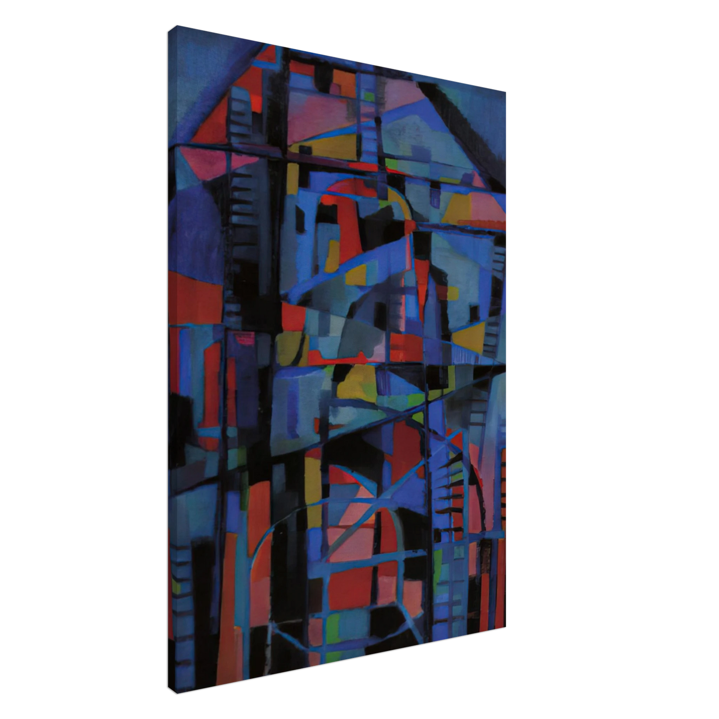 Alfred Manessier - Angelus domini nuntiavit mariÃ¦ - 1947 Canvas - 20x30 cm / 8x12 inches-canvas