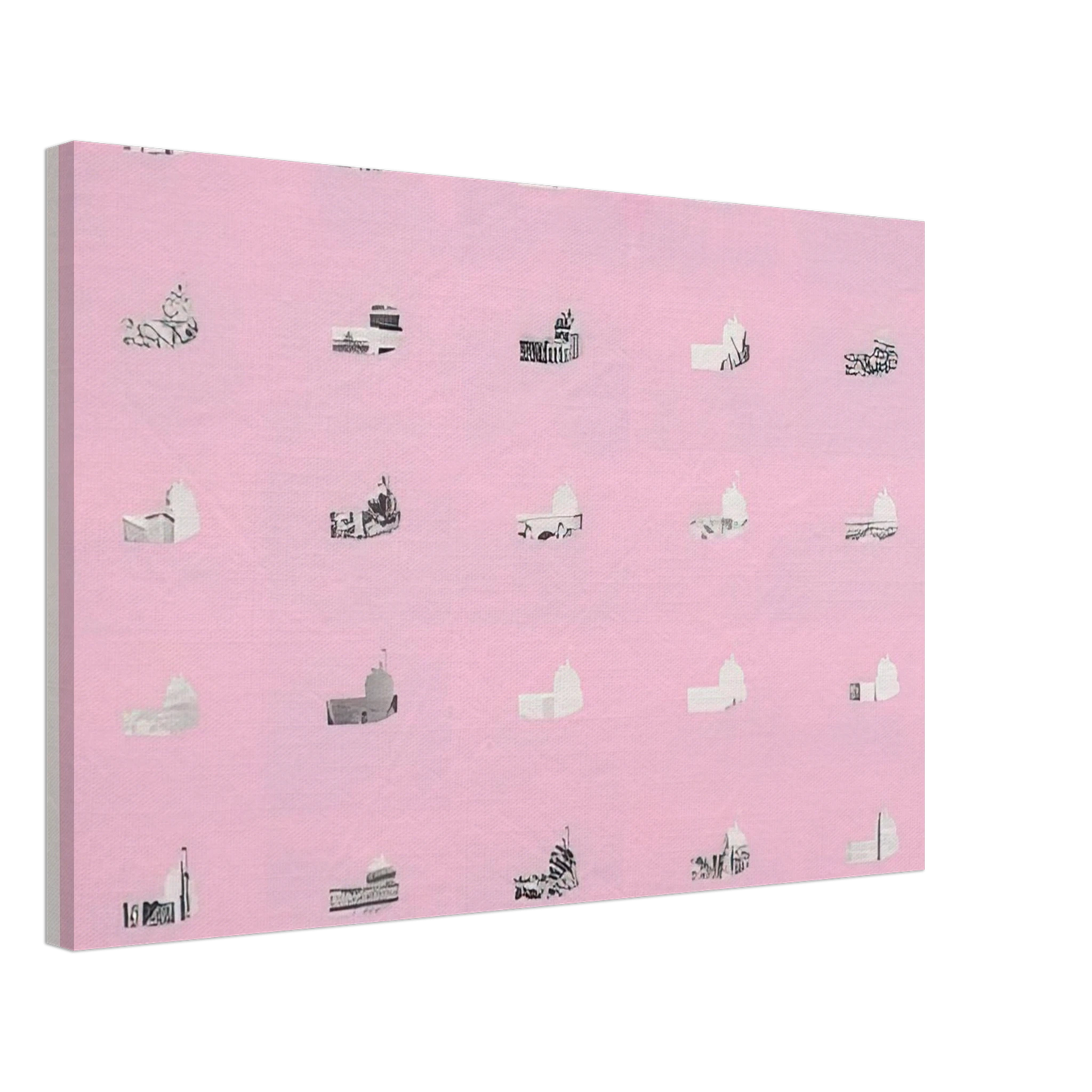 Dieter Roth - Berlin 2 - 1970 Canvas - 40x60 cm / 16x24 inches-canvas