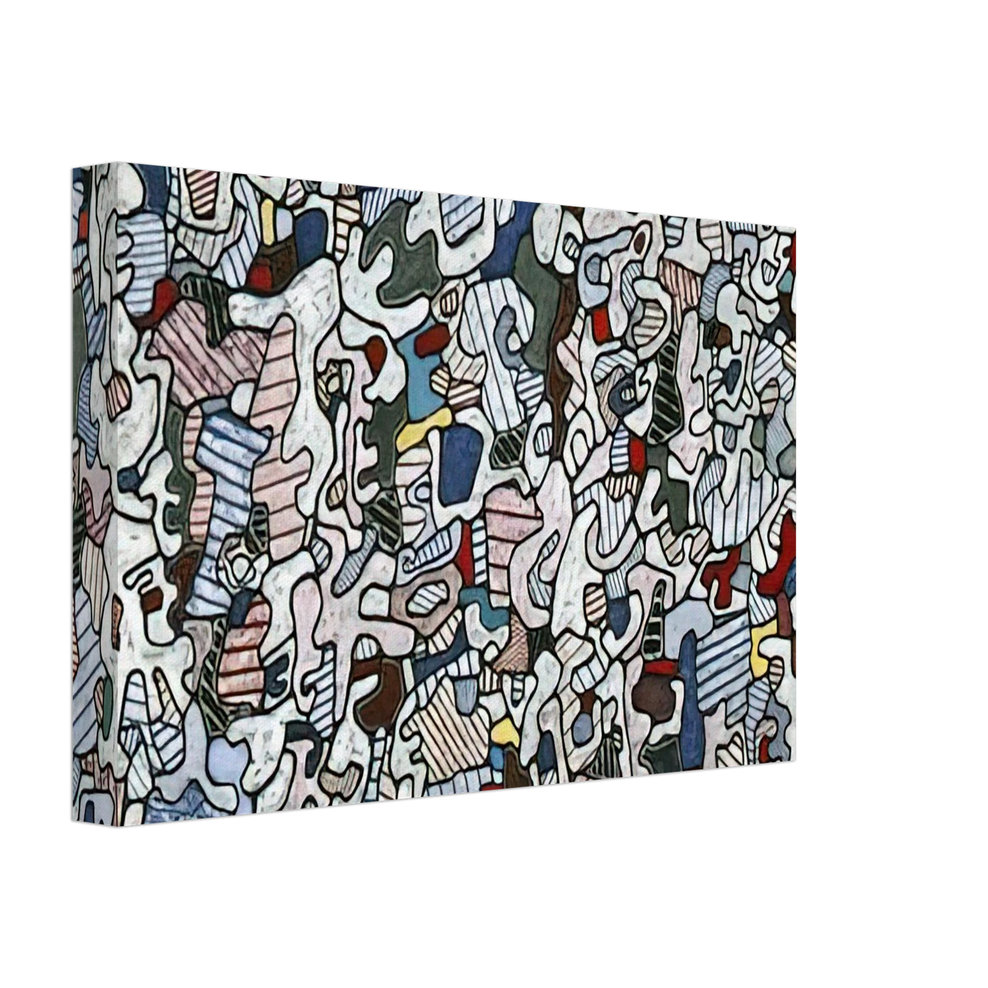 Jean Dubuffet - L HOURLOUPE 1966 Canvas - 70x100 cm / 28x40 inches-canvas