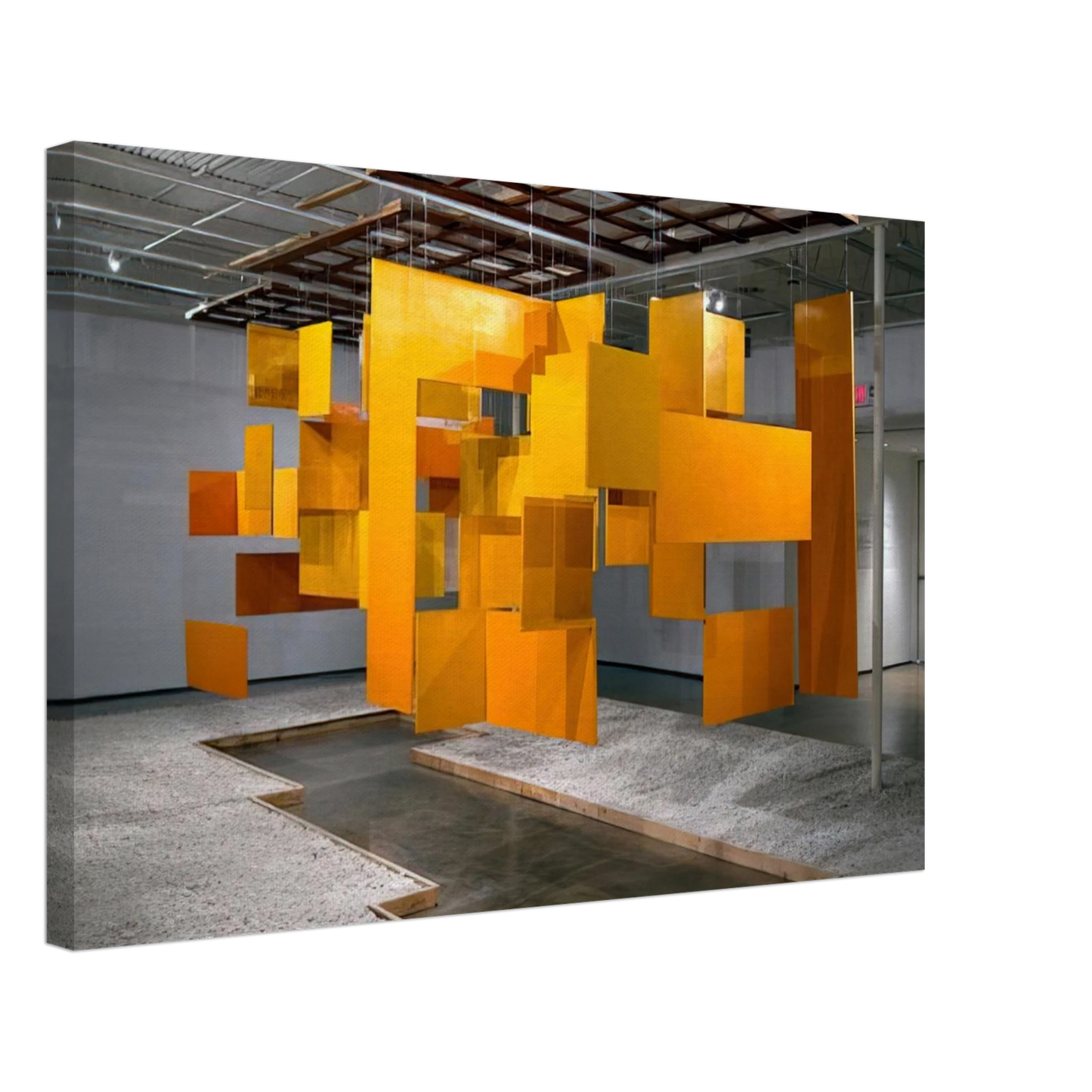 Helio Oiticica - Grand Nucleus Canvas - 70x100 cm / 28x40 inches-canvas