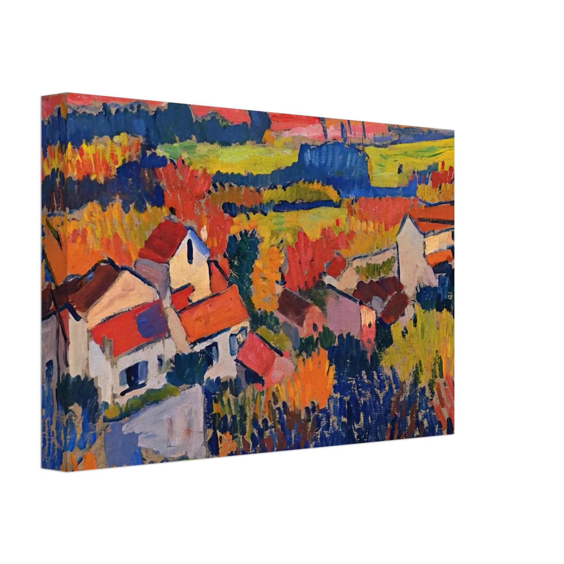 Andre Derain - LANDSCAPE NEAR CHATOU 1904 1 Canvas - 70x100 cm / 28x40 inches-canvas