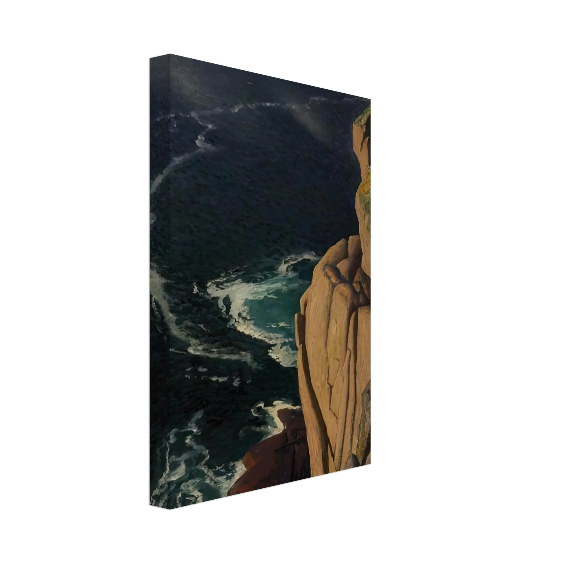 Laura Knight - THE CRUEL SEA 1967 Canvas - 40x60 cm / 16x24 inches-canvas