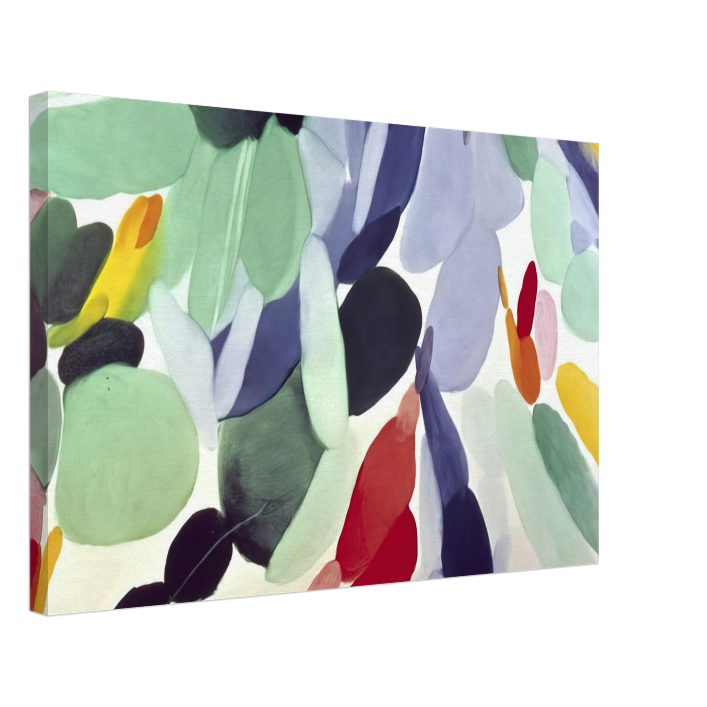 Alice Baber - Seven Green Leagues Canvas - 40x60 cm / 16x24 inches-canvas