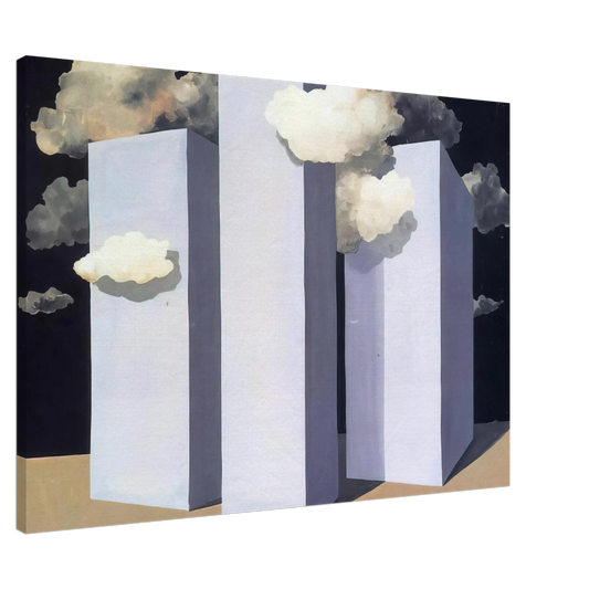 Rene Magritte - A STORM 1932 Canvas - 20x30 cm / 8x12 inches-canvas