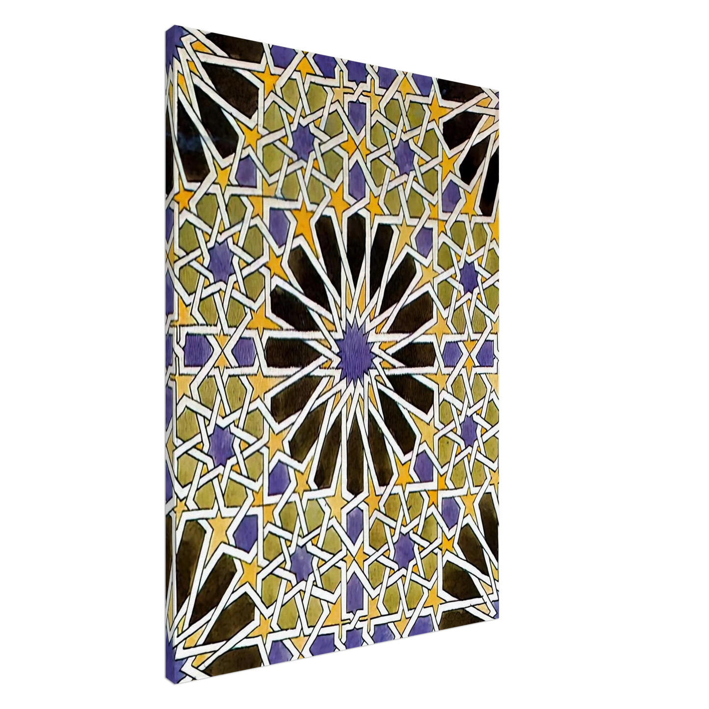 MC Escher - MURAL MOSAIC IN THE ALHAMBRA Canvas - 20x30 cm / 8x12 inches-canvas