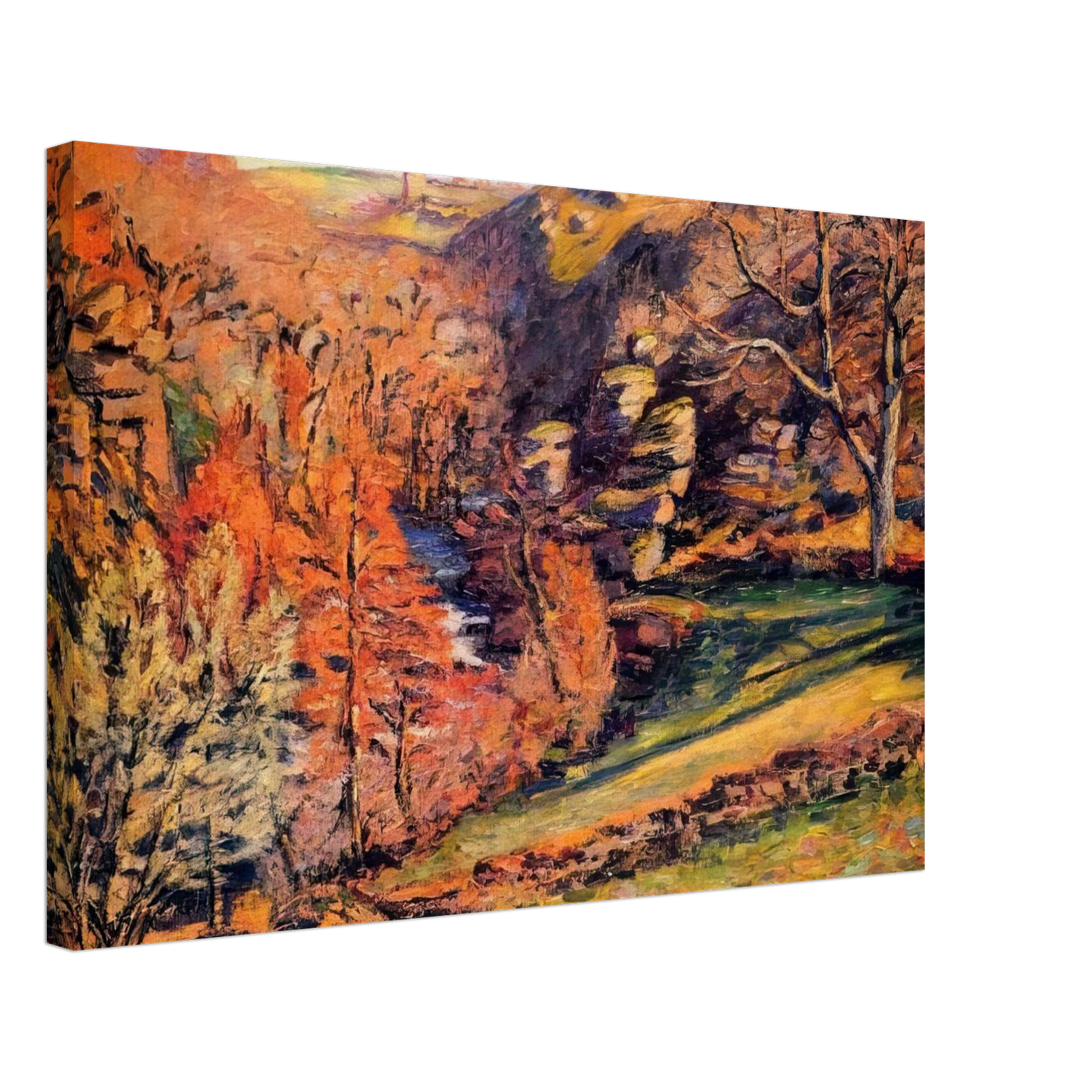 Armand Guillaumin - Madness Ravine, Crozant Canvas - 40x60 cm / 16x24 inches-canvas