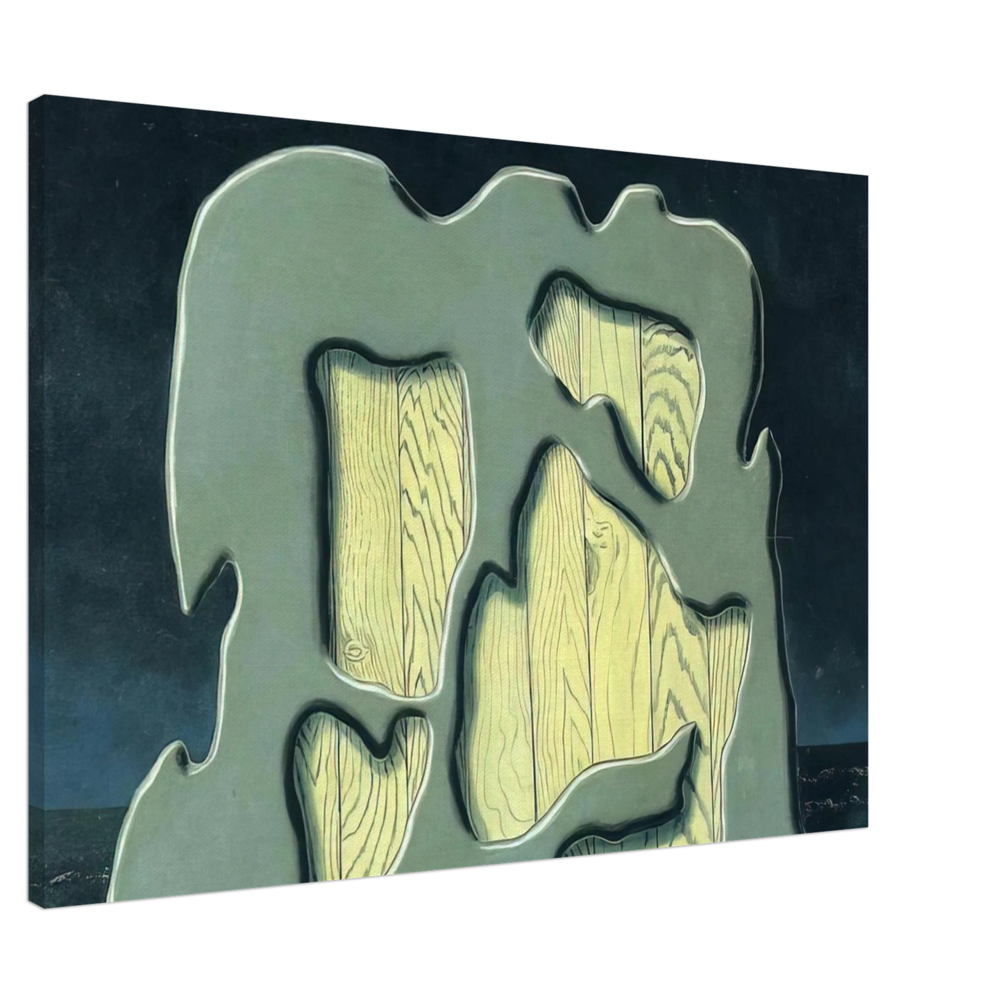 Rene Magritte - IMP OF THE PERVERSE 1927 Canvas - 20x30 cm / 8x12 inches-canvas