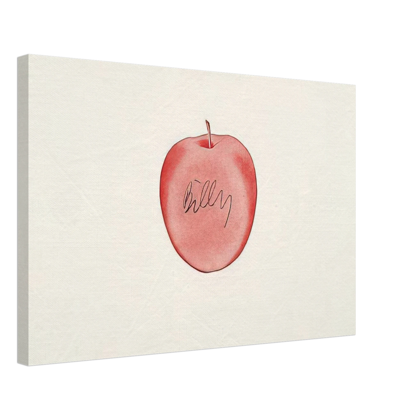 Billy Apple - Red Apple - 1996 Canvas - 70x100 cm / 28x40 inches-canvas