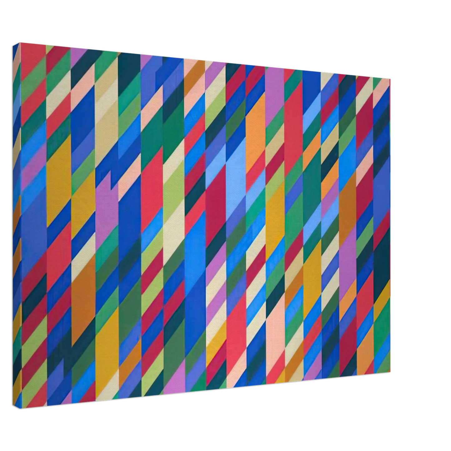 Bridget Riley - NATARAJA 1993 Canvas - 20x30 cm / 8x12 inches-canvas