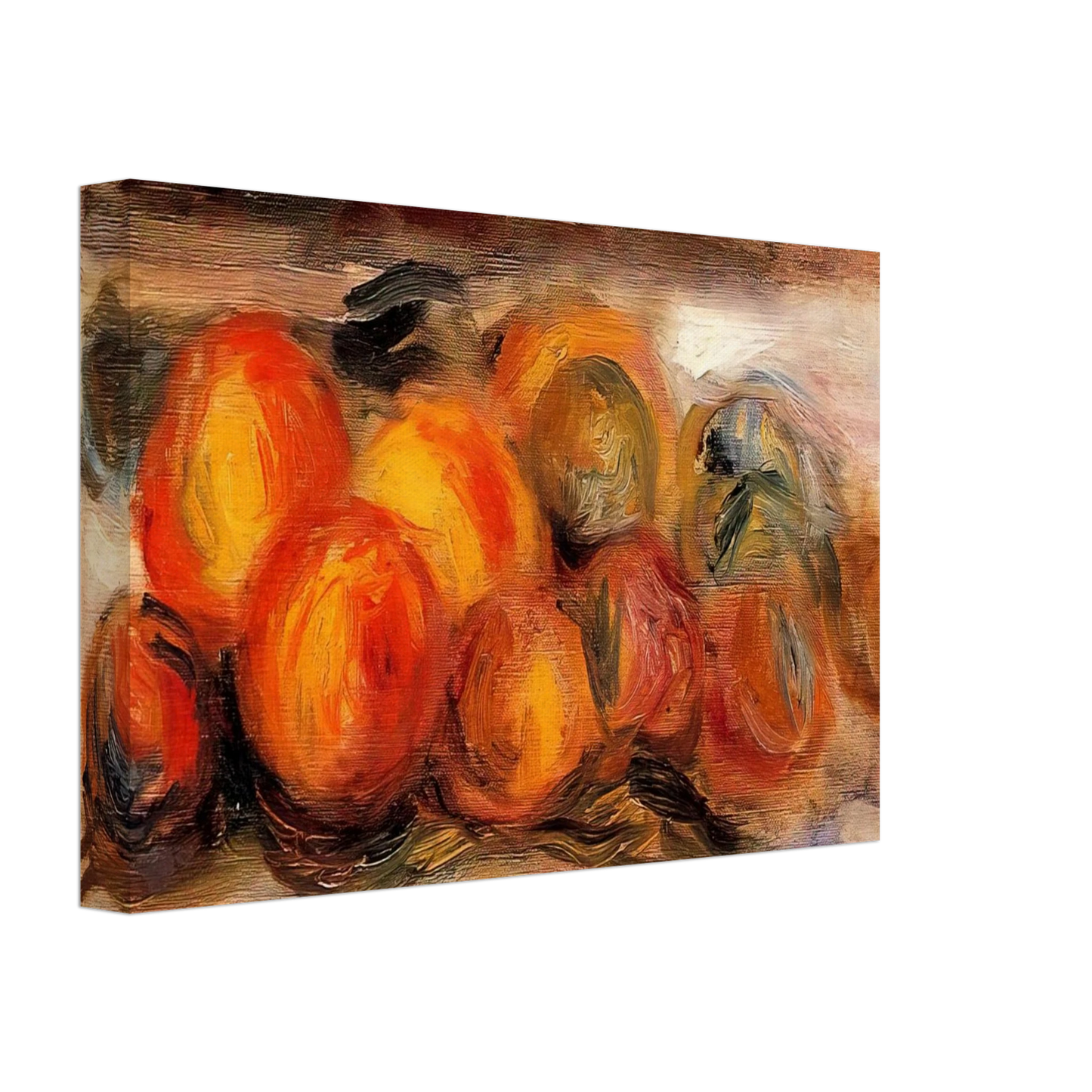 Pierre-Auguste Renoir - Still Life with Peaches Canvas - 40x60 cm / 16x24 inches-canvas