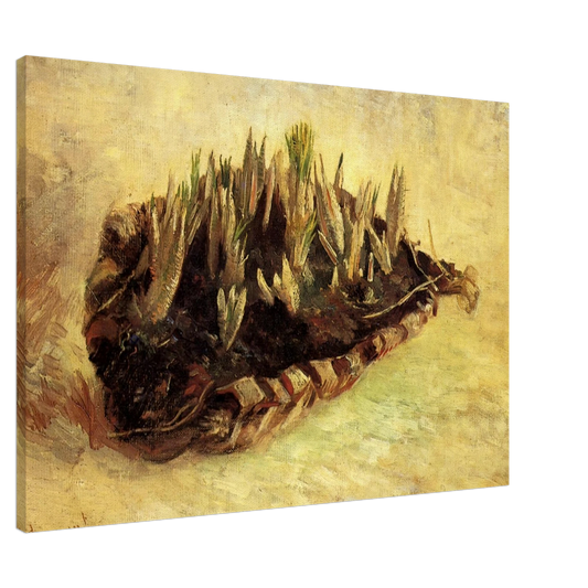 Vincent van Gogh - Still Life with a Basket of Crocuses Canvas - 20x30 cm / 8x12 inches-canvas