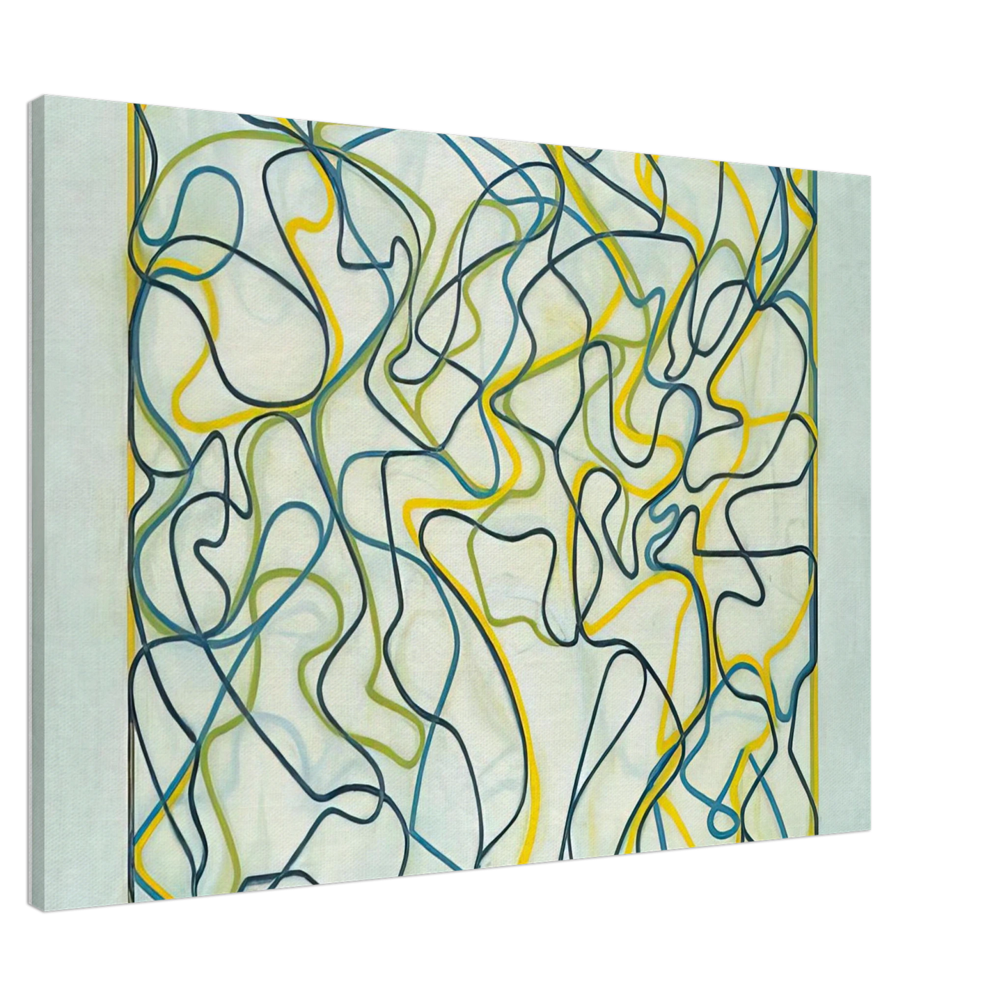 Brice Marden - Third Letter - 2009 Canvas - 20x30 cm / 8x12 inches-canvas