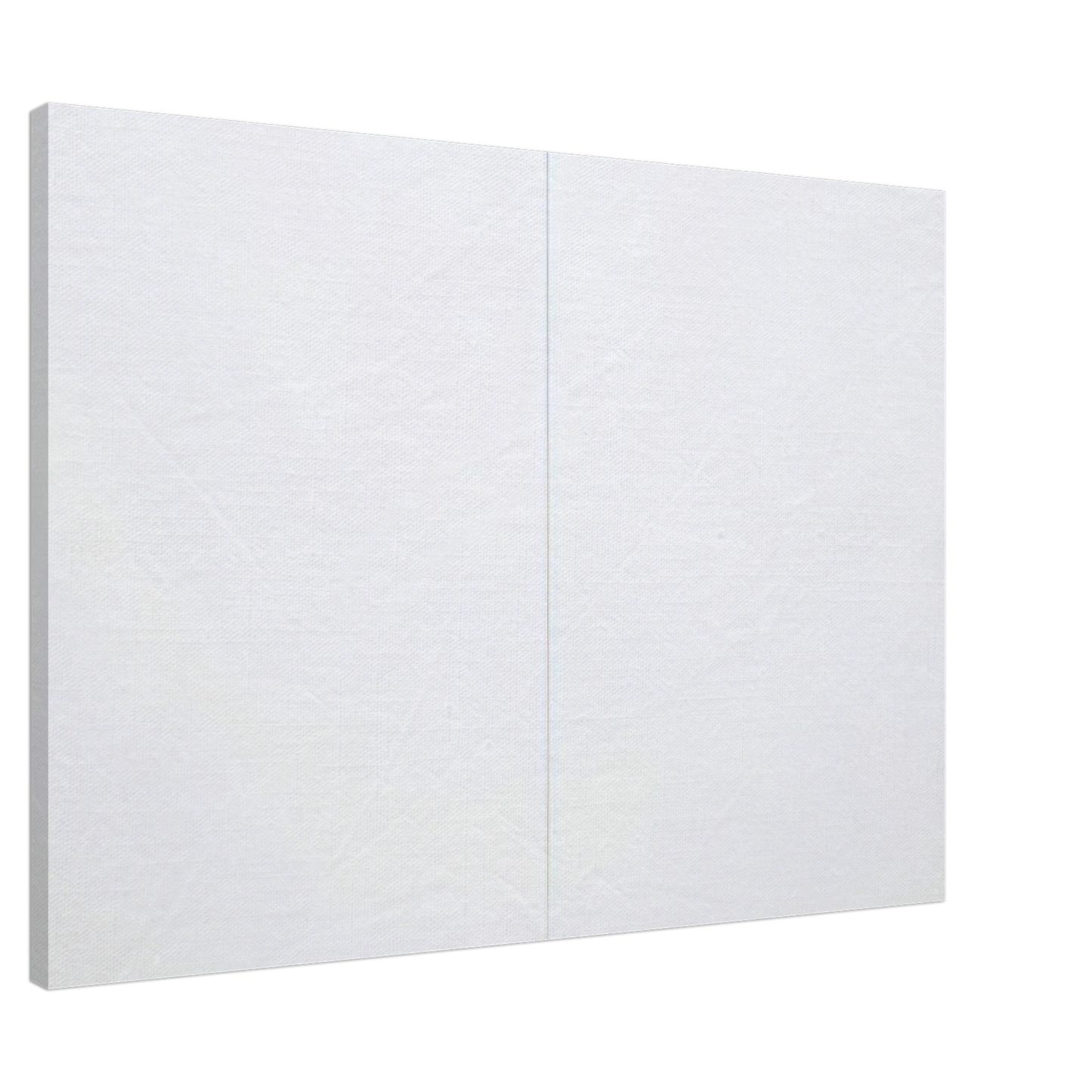 Robert Rauschenberg - WHITE PAINTING TWO PANEL 1951 Canvas - 20x30 cm / 8x12 inches-canvas