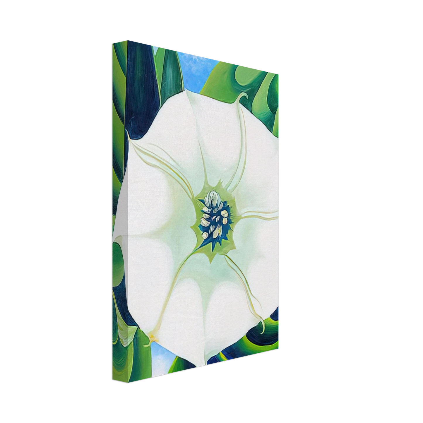 Georgia O'Keeffe - Jimson Weed Canvas - 40x60 cm / 16x24 inches-canvas