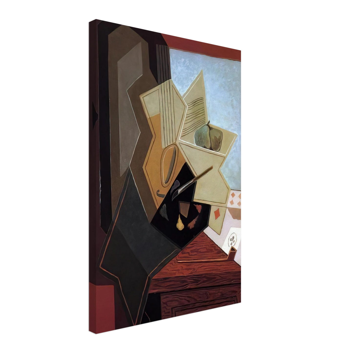 Juan Gris - THE PAINTER S WINDOW 1925 Canvas - 70x100 cm / 28x40 inches-canvas