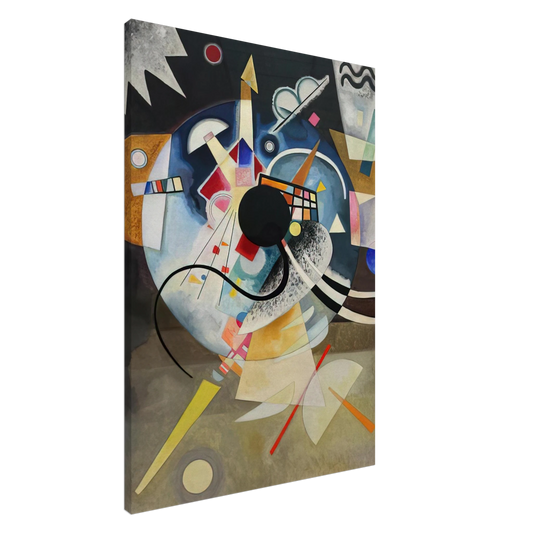 Wassily Kandinsky - A CENTRE 1924 Canvas - 20x30 cm / 8x12 inches-canvas
