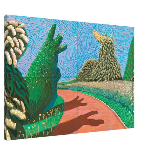 David Hockney - David Hockney Canvas - 20x30 cm / 8x12 inches-canvas