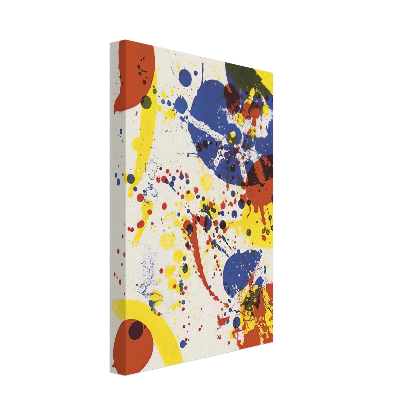 Sam Francis - Untitled  from Pasadena Box   Lembark L62  Canvas - 40x60 cm / 16x24 inches-canvas