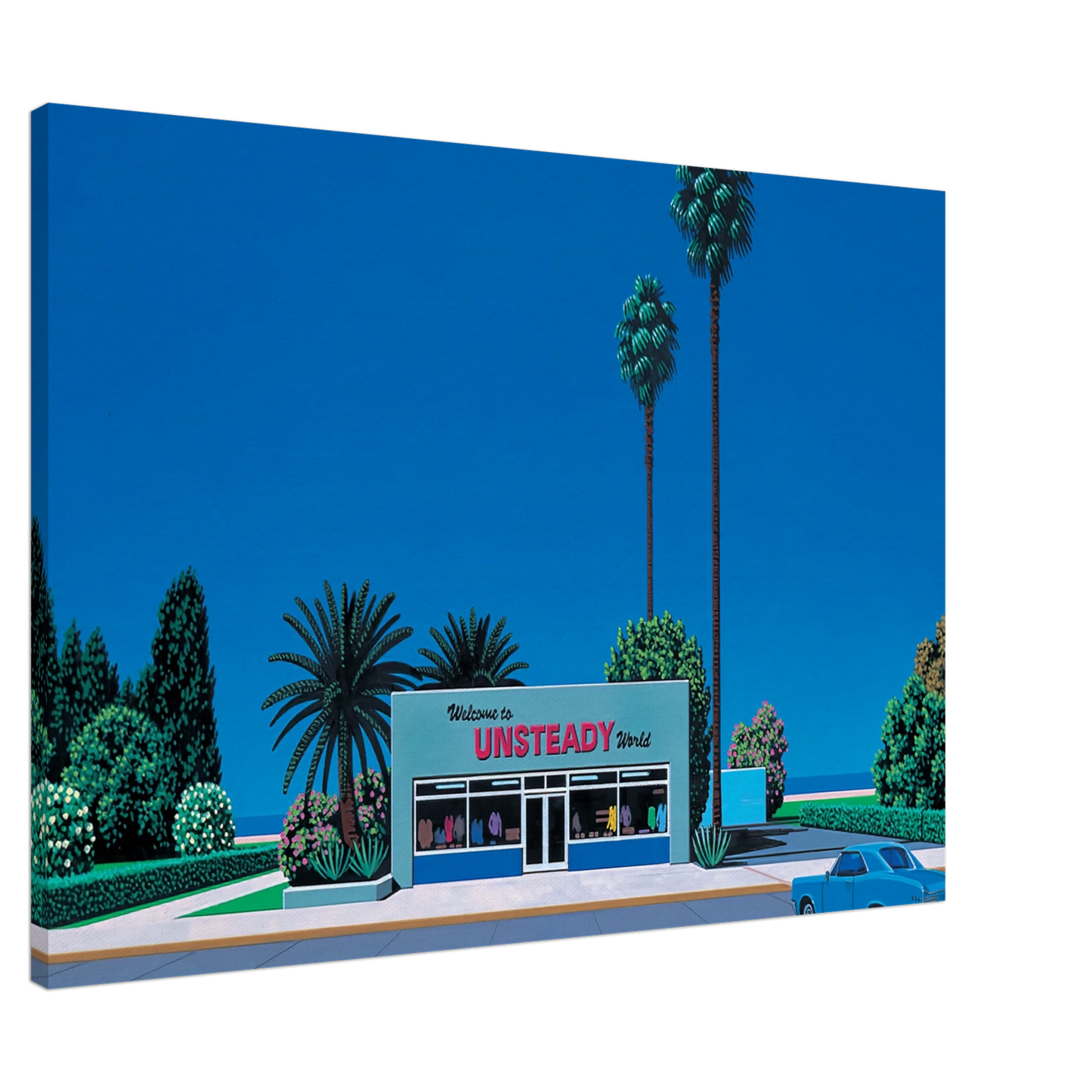 Hiroshi Nagai - Unsteady World Canvas - 20x30 cm / 8x12 inches-canvas