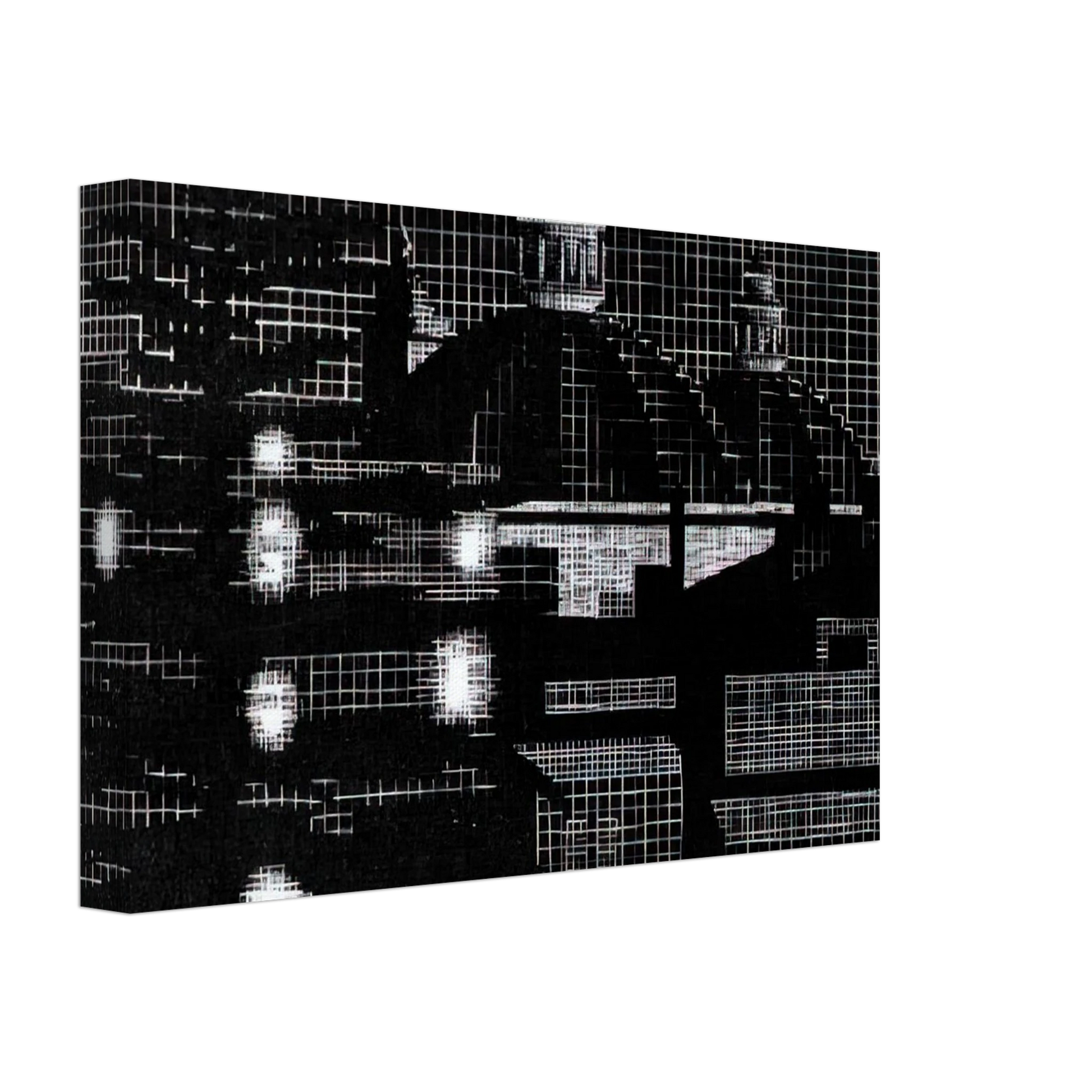 MC Escher - NOCTURNAL ROME 5 Canvas - 70x100 cm / 28x40 inches-canvas