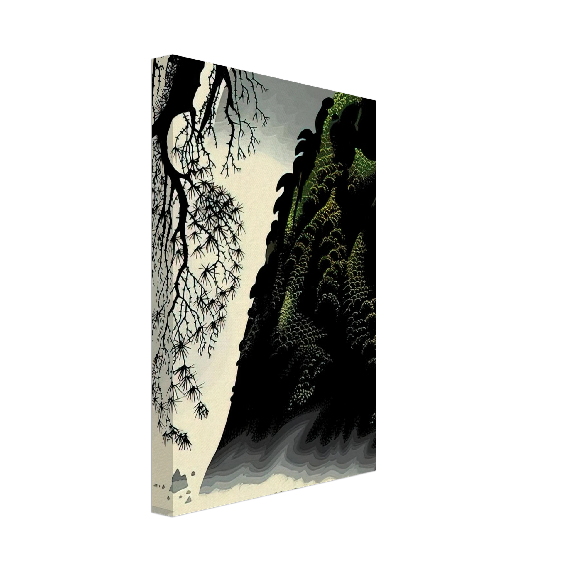 Eyvind Earle - Little Big Sur Canvas - 40x60 cm / 16x24 inches-canvas