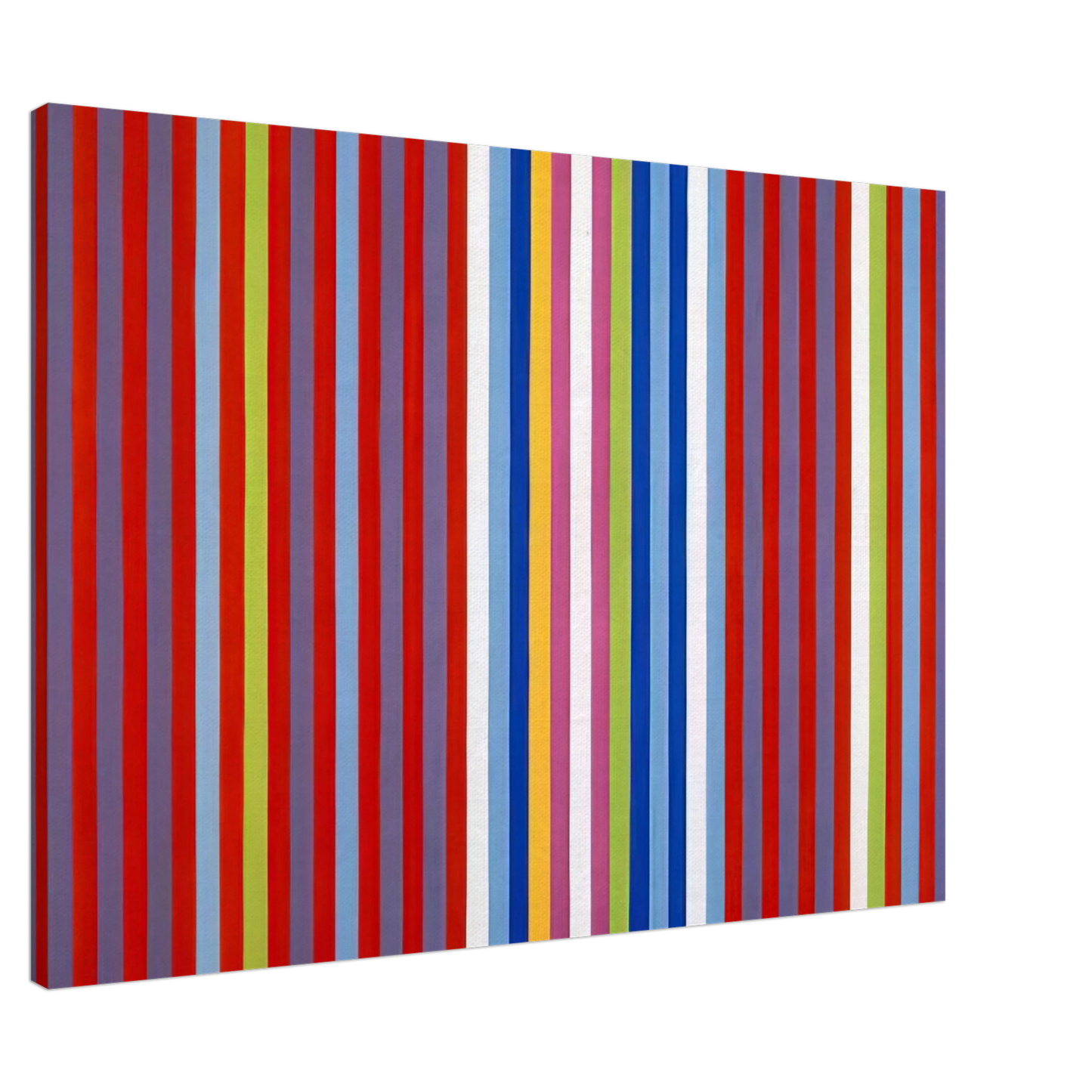 Gene Davis - Pepper Pot - 1966 Canvas - 20x30 cm / 8x12 inches-canvas