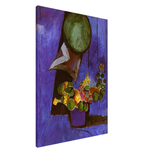 Henri Matisse - FLOWERS AND CERAMIC PLATE Canvas - 20x30 cm / 8x12 inches-canvas