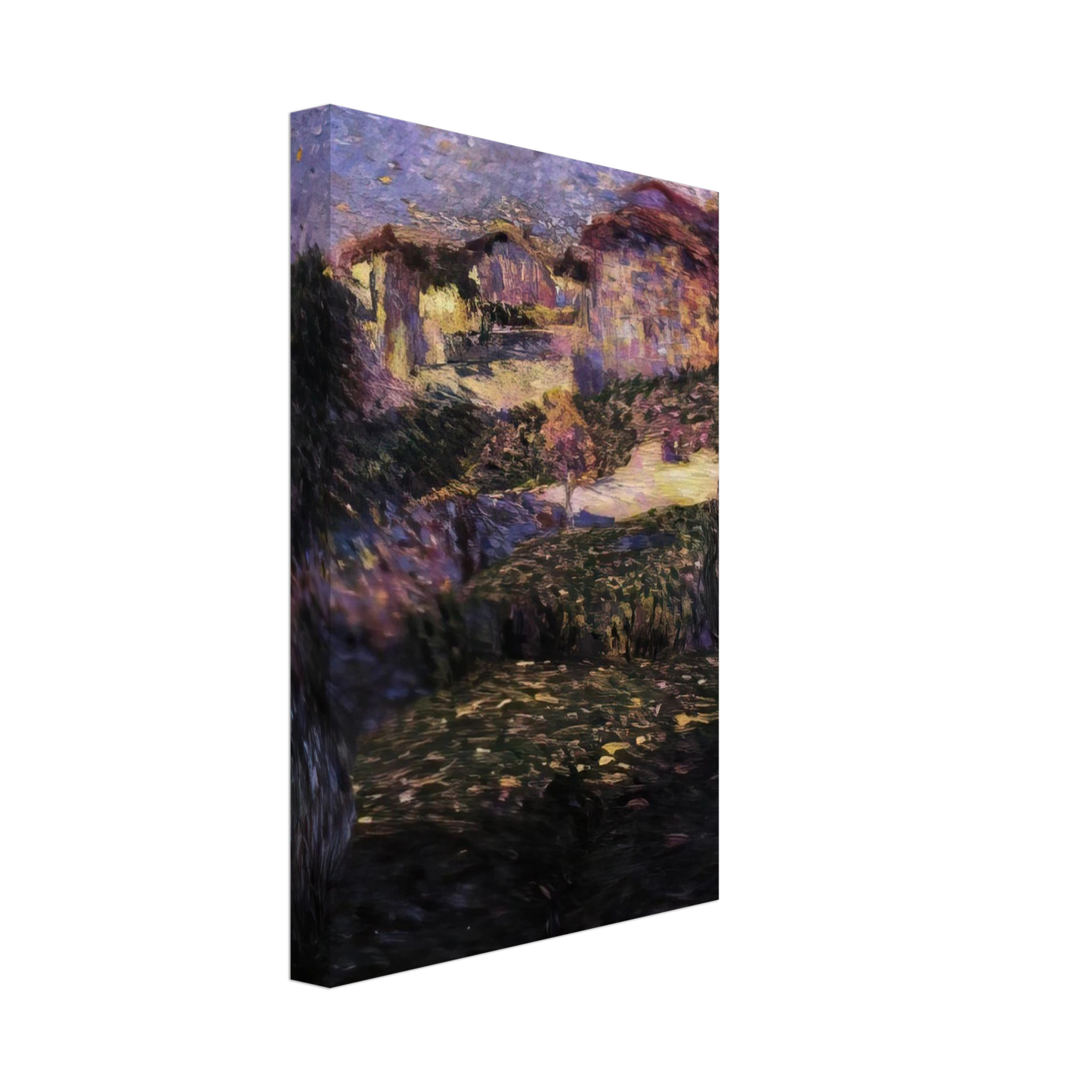 Carlo Carra - PAESAGGIO 1909 Canvas - 40x60 cm / 16x24 inches-canvas