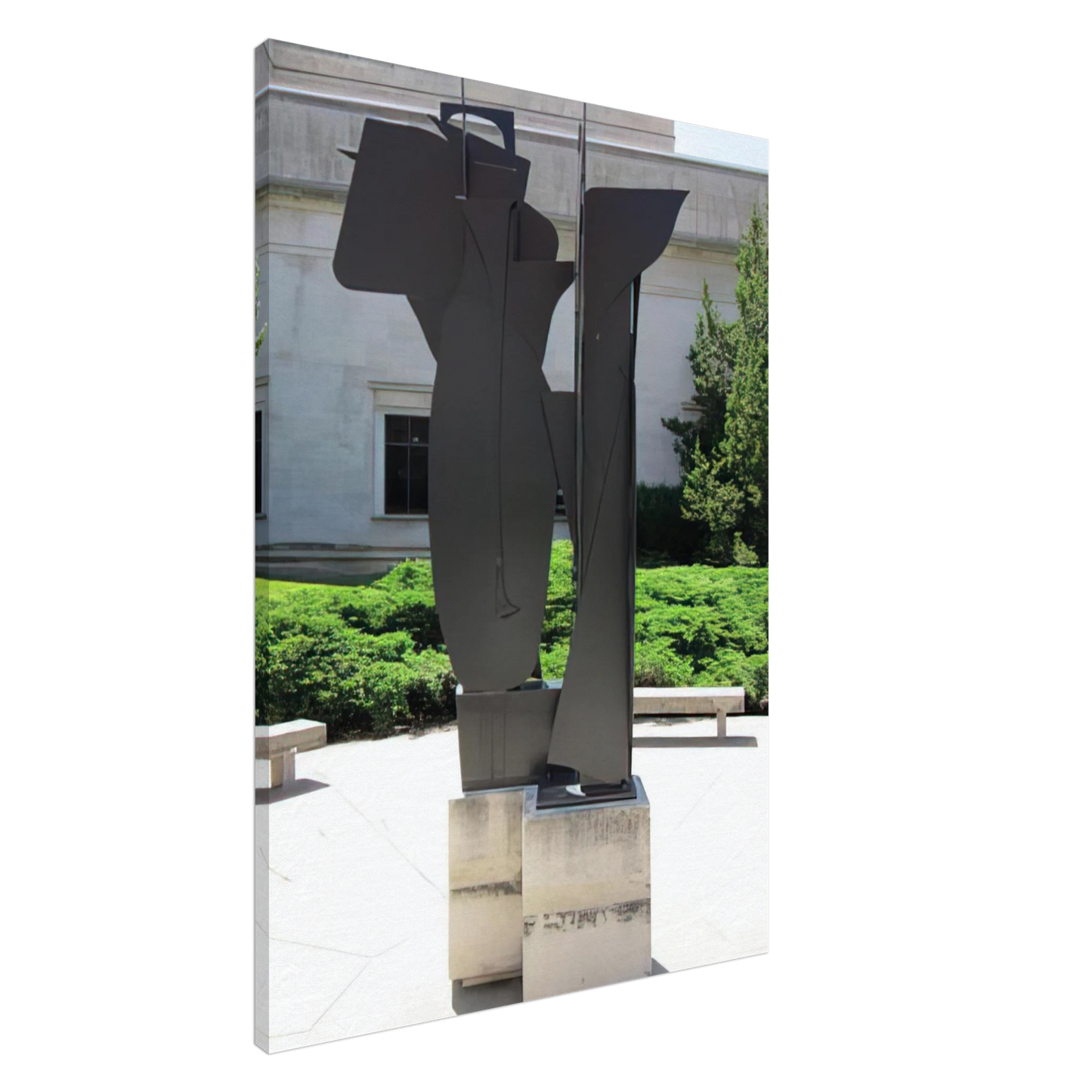 Louise Nevelson - SEVENTH DECADE GARDEN IX X 1970 Canvas - 20x30 cm / 8x12 inches-canvas