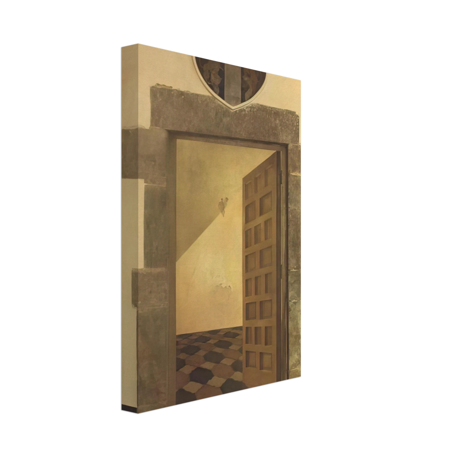 Salvador Dali - OVERTURE IN TROMPE L OEIL Canvas - 40x60 cm / 16x24 inches-canvas