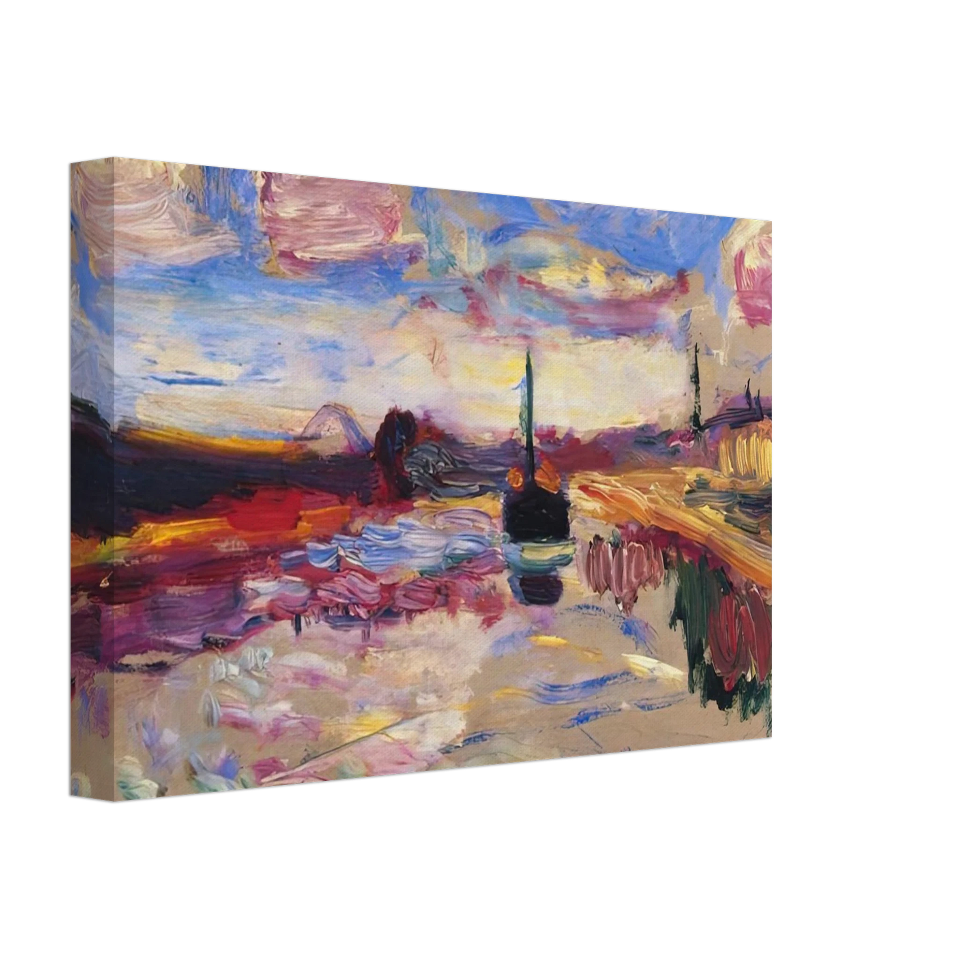 Henri Matisse - CANAL DU MIDI 1899 Canvas - 40x60 cm / 16x24 inches-canvas