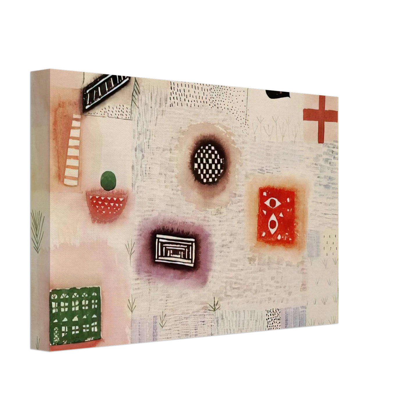 Paul Klee - PLACE SIGNS 1926 Canvas - 40x60 cm / 16x24 inches-canvas